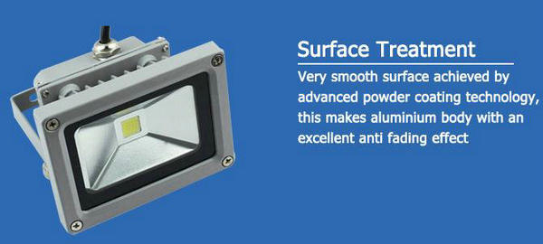 30 Watt IP65 Waterproof LED Flood Light 4000K Natural White For Gas Station Lighting