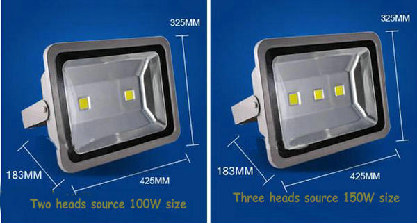 220V 200W Waterproof LED Flood Light Sports Tennis Court Floodlighting