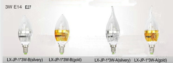 E14 E27 High Power 190 - 250lm LED Candle Bulb Epistar Chip With CE RoHS