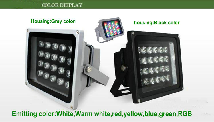 12W - 50W Waterproof LED Flood Light Ultra Bright LED Landscape Light Epistar / Bridgelux