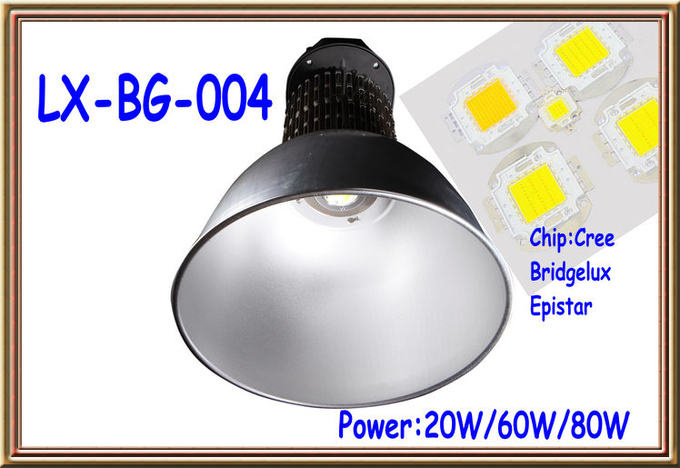 80W 8000Lm Industrial LED High Bay Light Waterproof LED Project Light 6000K Cold White