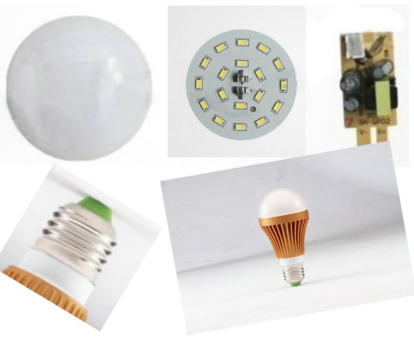 5W 7W 9W 10W Dimmable LED Light Bulb 360°Super Bright For Incandescent Replacement