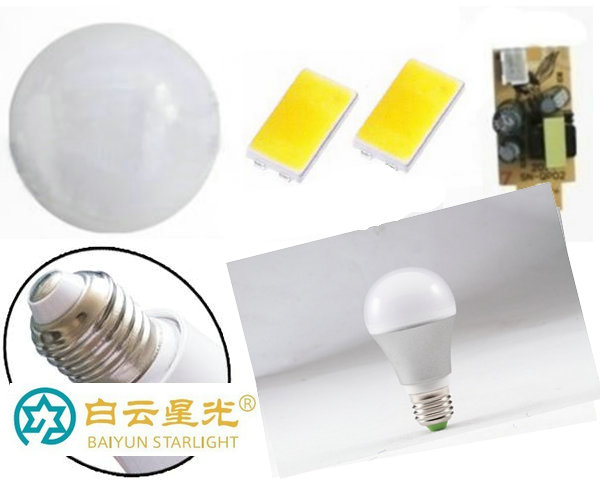 B22 65 lm/w Dimmable LED Light Bulb 6000K Cold White LED Lamps For Home