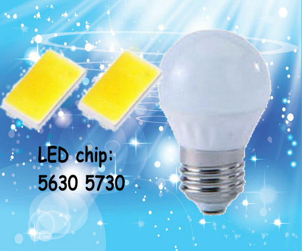 Dimmable 3 Watt 80 CRI Ceramic LED Bulb 6000K Cold White For Crystal Light