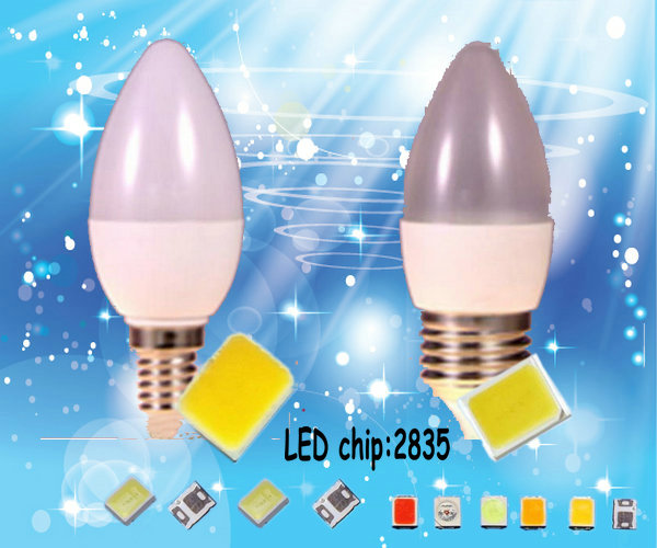 3W 240lm Dimmable Cree LED Candle Light Bulb SMD2835 Warm White Home Lighting