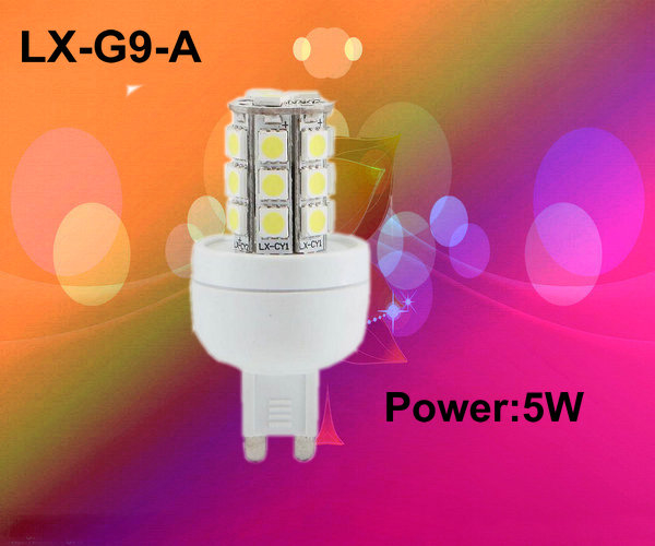 5W G9 SMD 5050 LED Bulb Light Dimmable LED Lighting Lamps Bridgelux Chip