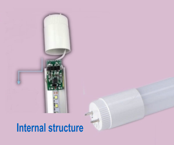 2ft T8 LED Light Tubes 8W 500lm Natural White School Lighting 220V 50Hz