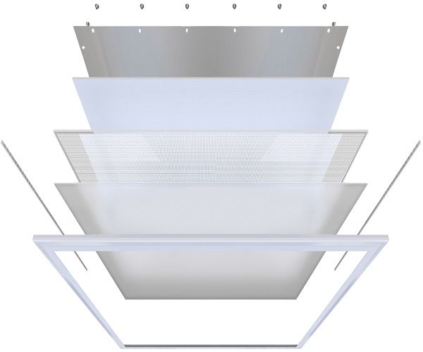 Ultra Slim Flat Panel Led Lights , Led Ceiling Light Panel Temperature Adjustable