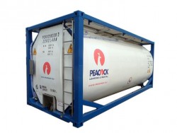 Standard 20 ft peroxide hydrogen tank container
