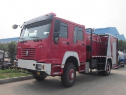 6*4 HOWO 336HP 10000L fire fighting truck