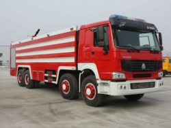 SINO HOWO 8*4 engine sino fire fighting truck