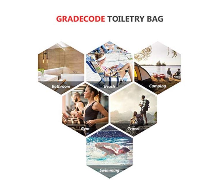 Clear Travel Toiletry Bag Travel Bag Airline Toiletry Bag Waterproof Airline Carry On Compliant Bag for Liquids bottles