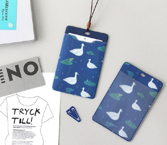 Promotional Gifts Lanyard ID Card Holder Bus Card Cover Lovely Carton Theme