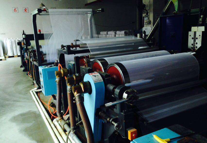 Toe Puff Chemical Sheet Extrusion Machine , Toe Puff Sheet Laminating Machine