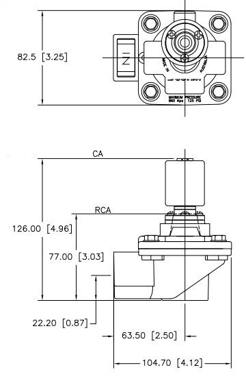 Goyen Typ T Serie CA25T 220/240 V AC Spannung Staubkollektor Baghouse Reinigungsanlage Anwendung Pneumatische Pulsventil