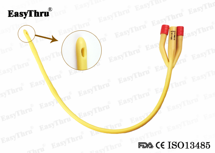 Double Balloon 3 Way Latex Urinary Catheters 30ml + 50ml Indwelling Catheter