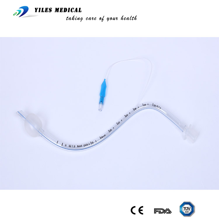 Nasal Intubation Disposalbe Endotracheal Tube Cuffed Size #3.0 to #10.0