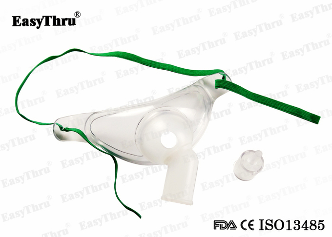 DEHP Free Comfortable Touch Tracheostomy Mask with 360 Rotation Connector