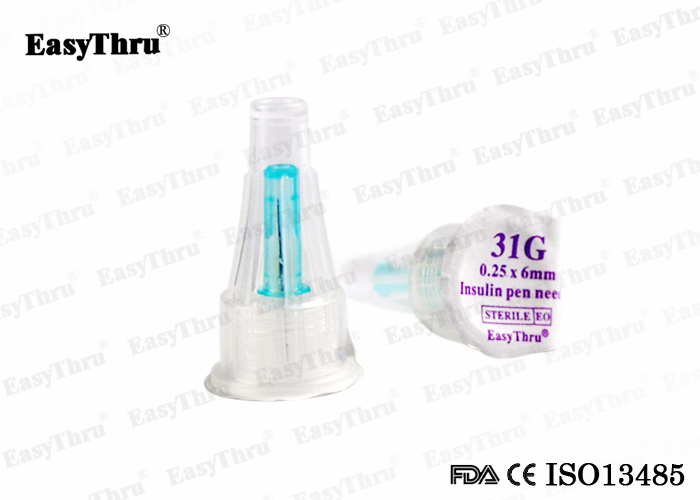 EasyThru Disposable medical Insulin pen needle 31G*6mm 0.25mm for diabetes