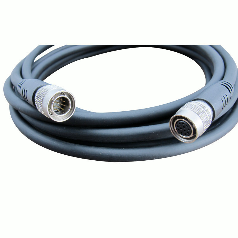 China O cabo flexível Chain HIROSE análogo 12Pin circular cabografa cabos coaxiais de conector masculino e fêmea fornecedor 