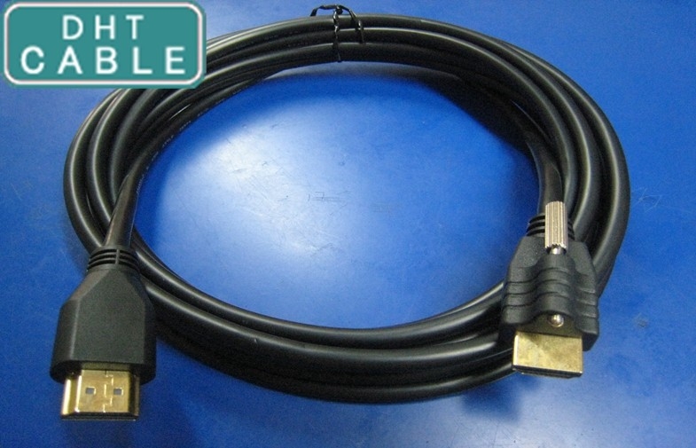 China De Kabelassemblage HDMI van versiedouane 1.4 of 2.0 een Kabel Mannelijke Norm aan 5.0meter van het Schroefslot leverancier 