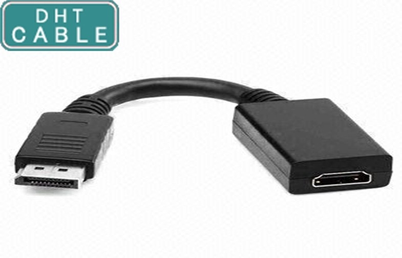 China Professioneel DP van Douanekabels aan HDMI-Kabeladapter 15CM w/IC (DP-Mannetje aan HDMI-Wijfje) leverancier 