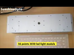 Polarisiertes Straßenlaterne-Weitwinkelmodul der Linsen-LED, beleuchtende Ausrüstungen 56W 3030 SMD im Freien