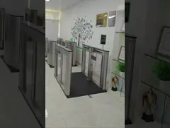 Yüksek Güvenlik 304 SS Döner Kapı Çipleme Karşıtı Düşük Gürültü Yüz Tanıma E Kapısı Kamu Binası için