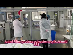 Фильтр высокотемпературного нетканого номекса / арамидального асфальта для цементных заводов