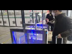 Yürüyüşçü Erişim Kontrolü için Özelleştirilebilir Yüz Tanıma Swing Turnstile