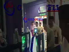 Yüz Tanıma Kameralı 8 İnç Ekranlı Hızlı Hızlı Servo Motor Salıncak Turnike Kapısı