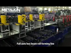 Customizable Box Beam Rack Roll Forming Machine With Dual Sided Horizontal Movement