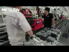 Fully Automated Upright Roll Forming Machine For Steel Uprights With Consistent Welding