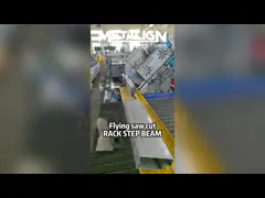 Step Beam Roll Forming Line With Manual Roll Adjustment And High Production Speed