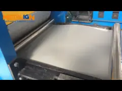 Single Sheet Feeding Bark Texture Embossing Machine With Customizable Mold And High Precision Roller Feeding System