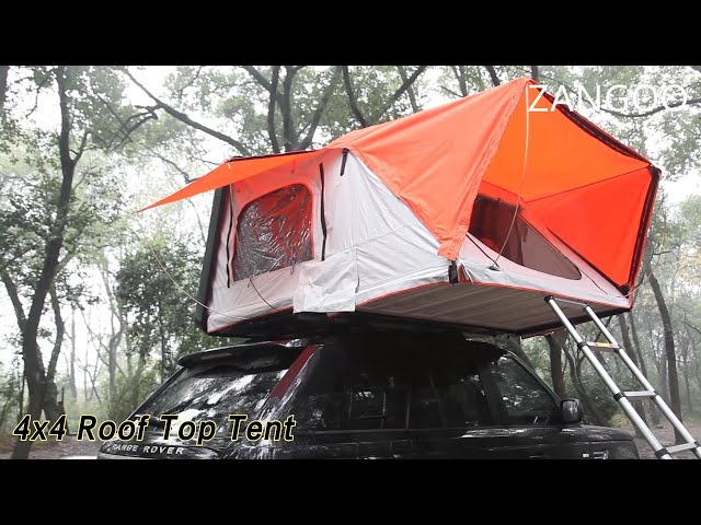 Square 4 x 4 Roof Top Tent 3 Person Easy Assembling / Dismantling Waterproof