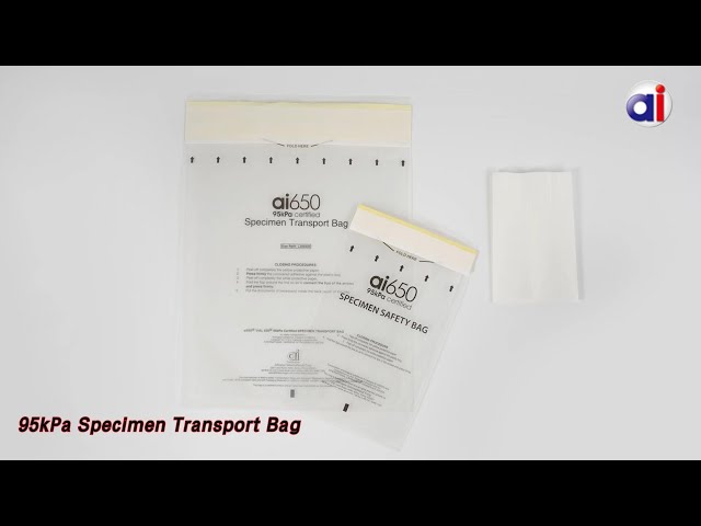 Lab 95kPa Specimen Transport Bag LDPE Plastic Disposable For Medicine