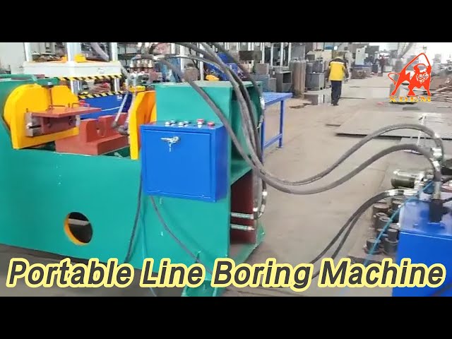 Hydraulic Portable Line Boring Machine Track Pin Press 200T For Excavator