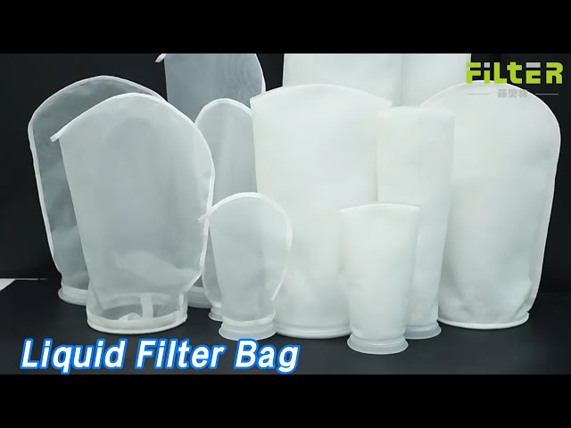 Polyester Liquid Filter Bag 400 Micron Mesh For Lubrication Industries