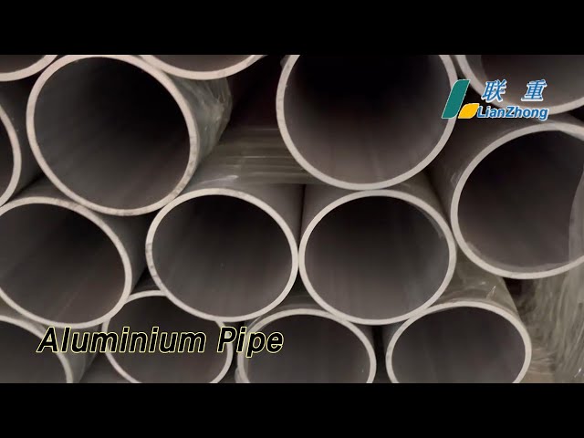 Extruded Seamless Aluminium Pipe 0.5mm ASTM Corrosion Resistant For Building