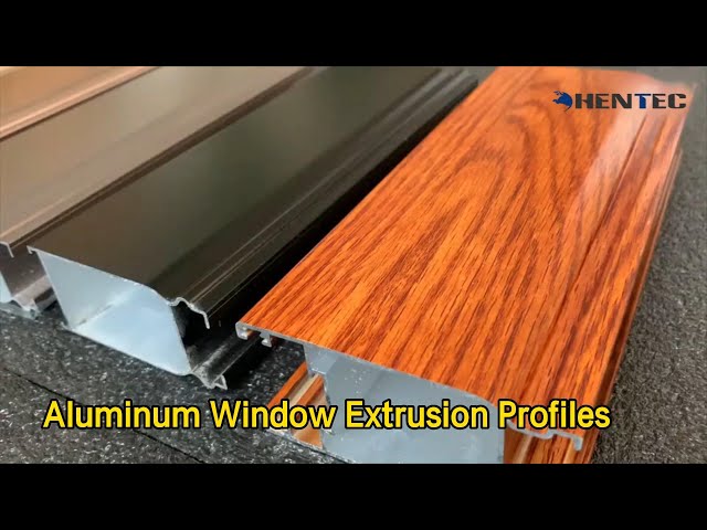 Mill Finished Aluminum Window Extrusion Profiles Alloy 6063 Different Shape