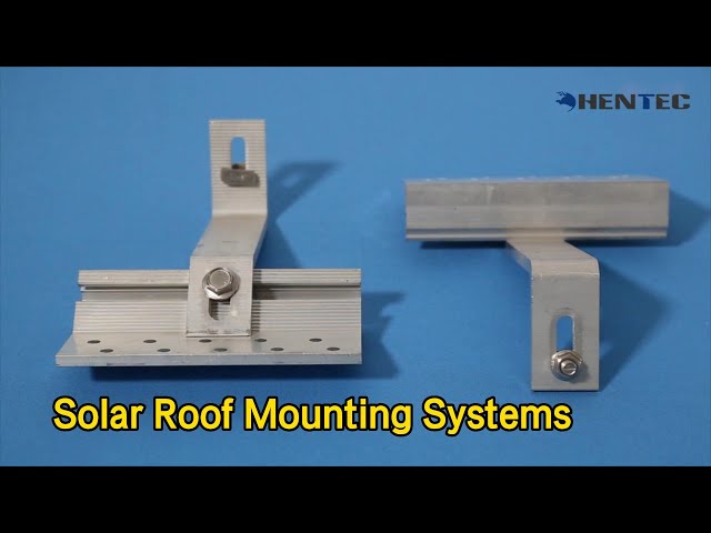 Strong Solar Roof Mounting Systems 6063 / 6061 Corrosion Resistant