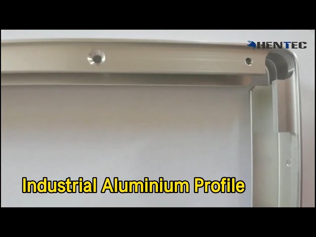 TV Industrial Aluminium Profile 6063 Silvery Anodize For Decorative
