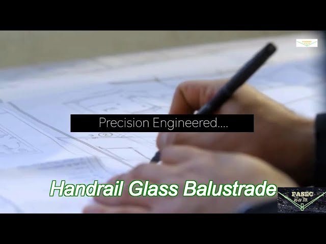 Floor Mounting Stair Handrail Glass Balustrade Aluminium Railing Glass Deck Protections