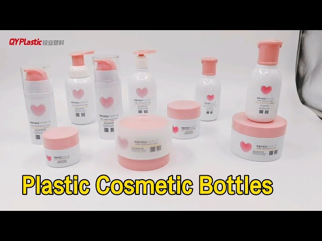 ABS Plastic Cosmetic Bottles Airless 110mm Height Round For Cream
