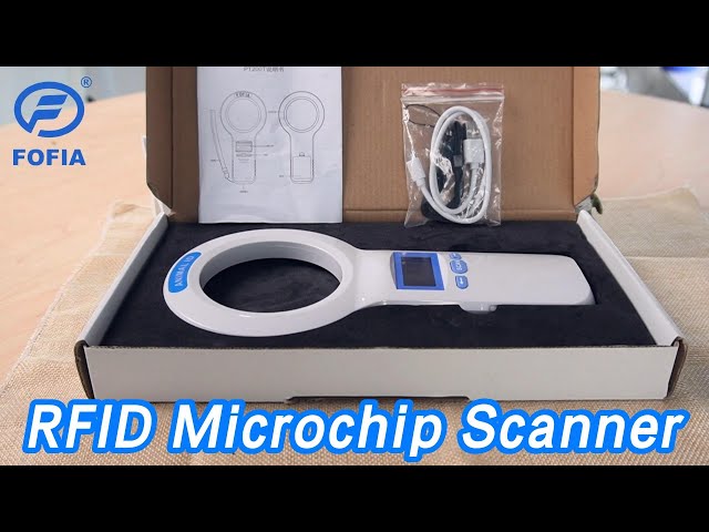Animal RFID Microchip Scanner Lightweight High Sensitivity For Ear Tag