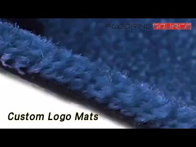 Nylon Custom Logo Mats NBR Rubber Back Easy Clean For Business