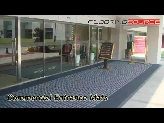 Outdoor Commercial Entrance Mats Interlocking Tiles 1.6CM Thickness