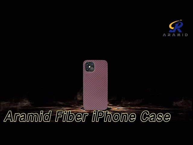 Fashionable Aramid Fiber iPhone Case Full Protection Scratch Resistant