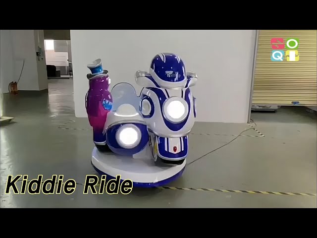 Motorcycle Kiddie Ride Coin Operated 2 Seats Fiberglass For Children